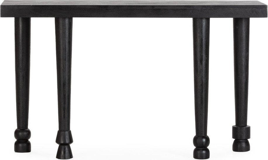 Černý konzolový stolek z mangového dřeva 40x130 cm Inaya – MOME Mome