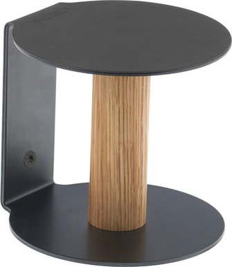 Černý nástěnný držák na toaletní papír Nupo – LIND DNA Lind DNA