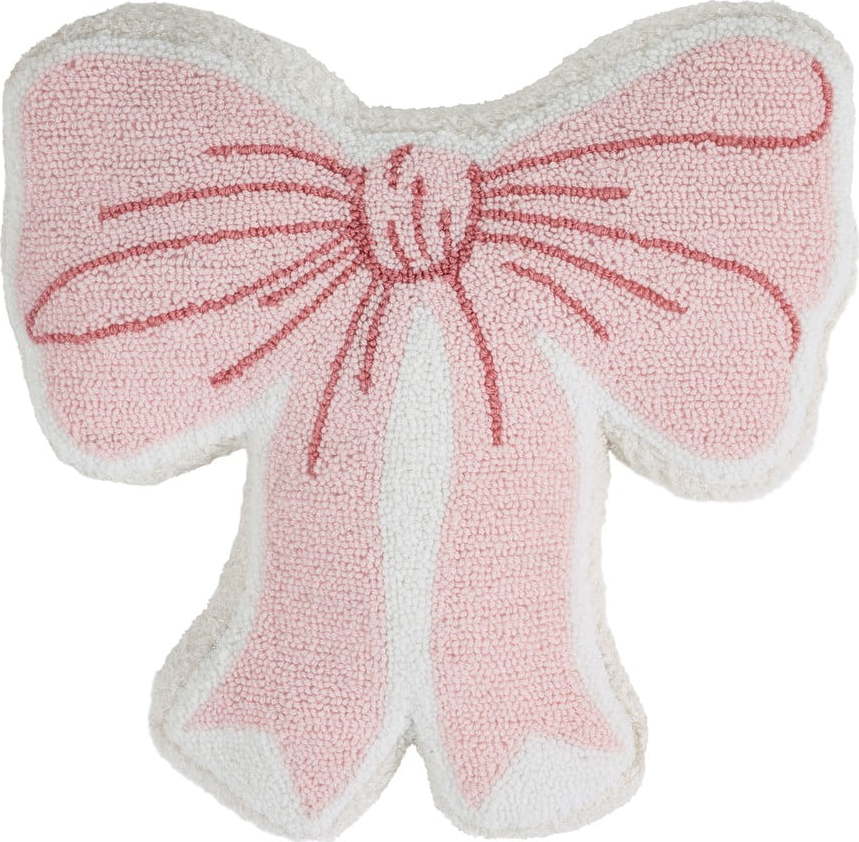 Dekorační polštář z materiálu bouclé 43x45 cm Bow – Catherine Lansfield Catherine Lansfield