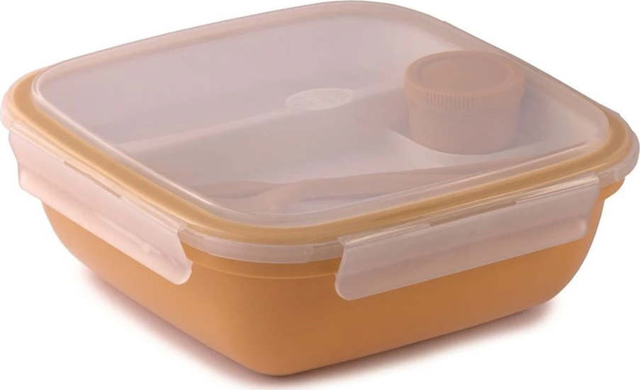 Dělený svačinový box s příborem Fresh – Snips Snips