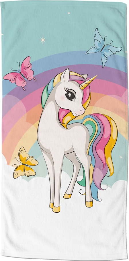 Dětská sametová plážová osuška 75x150 cm Dash – Good Morning GOOD MORNING