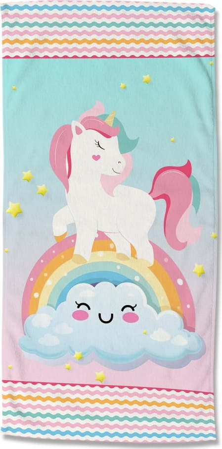 Dětská sametová plážová osuška 75x150 cm Sweety – Good Morning GOOD MORNING