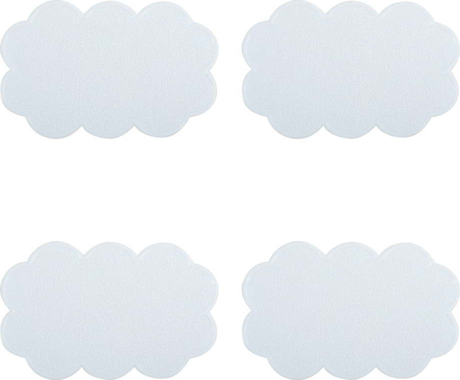 Dětské protiskluzové podložky v sadě 4 ks do vany 9x14