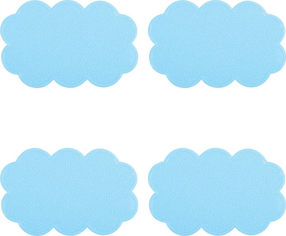 Dětské protiskluzové podložky v sadě 4 ks do vany 9x14