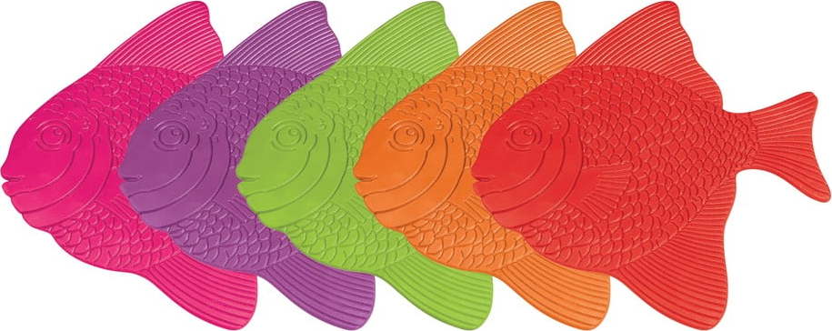 Dětské protiskluzové podložky v sadě 5 ks do vany 16x16