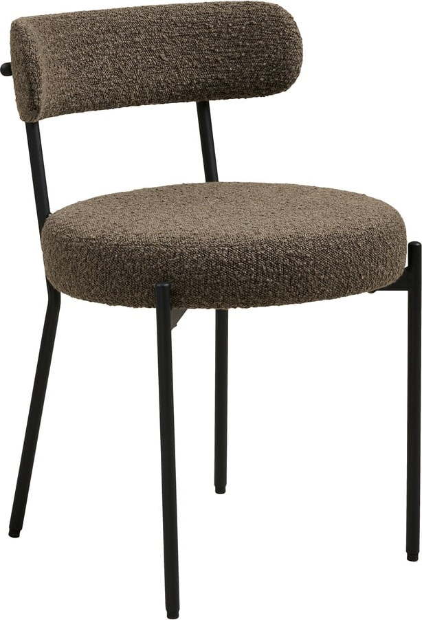 Hnědá čalouněná jídelní židle Badalona – House Nordic House Nordic