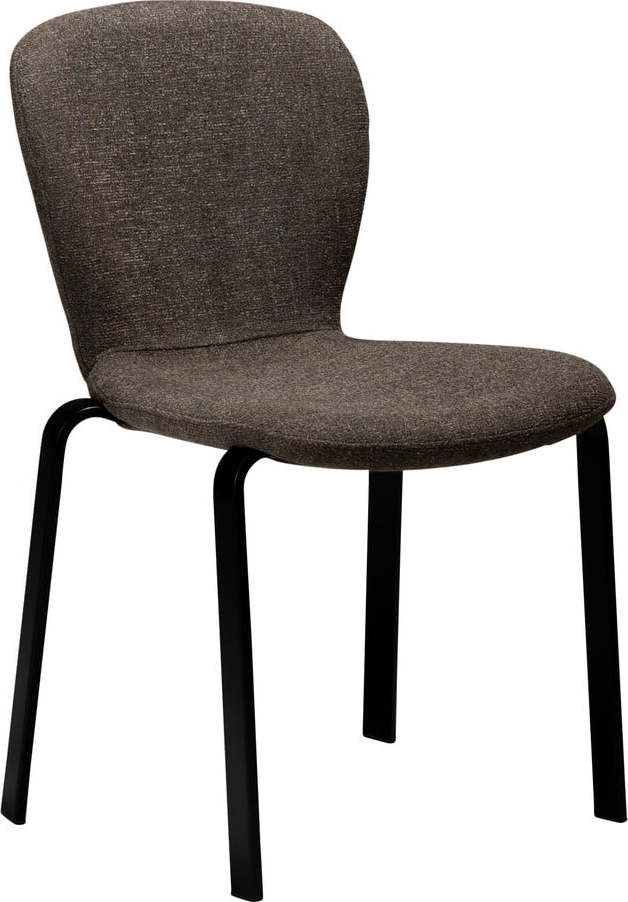 Hnědá čalouněná jídelní židle Heap – DAN-FORM Denmark ​​​​​DAN-FORM Denmark