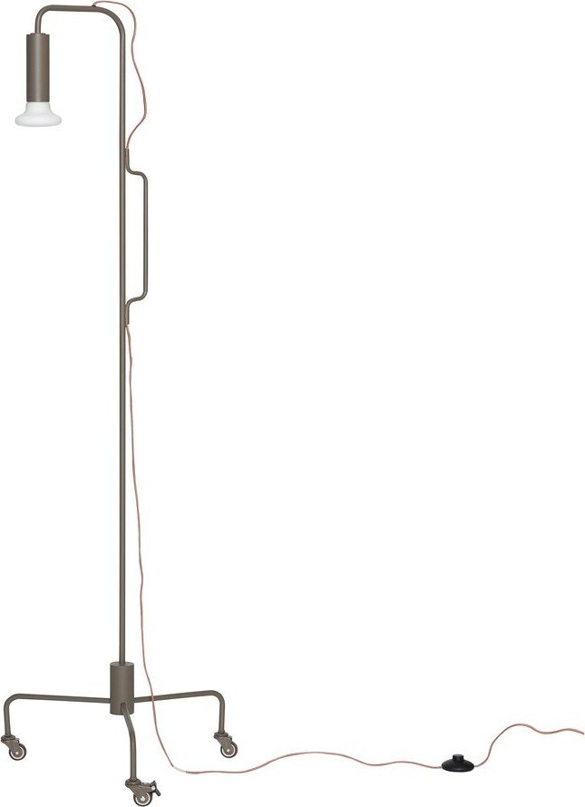 Hnědá stojací lampa (výška 154 cm) Ido – Hübsch Hübsch