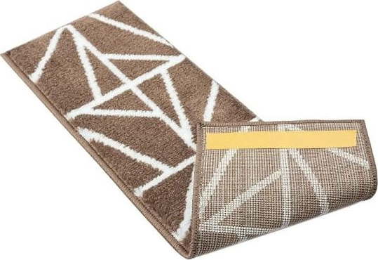 Hnědé nášlapy na schody v sadě 13 ks 22x73 cm Striped – Mila Home Mila Home