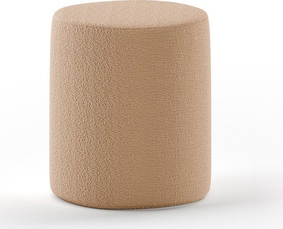 Hnědý dětský puf z textilie bouclé Forrest – Vipack Vipack