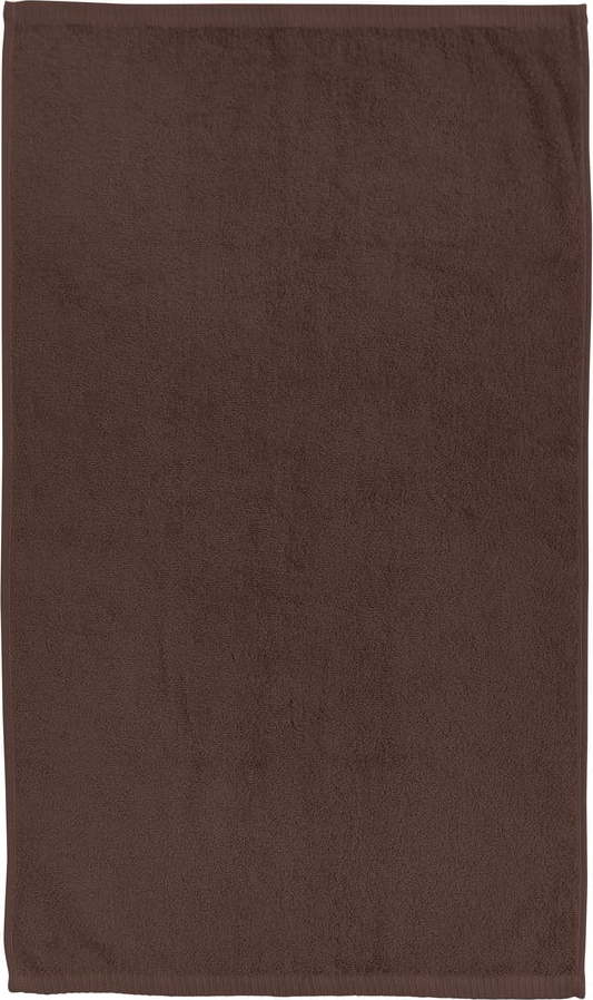 Hnědý rychleschnoucí/froté bavlněný ručník 50x85 cm Quick Dry – Catherine Lansfield Catherine Lansfield