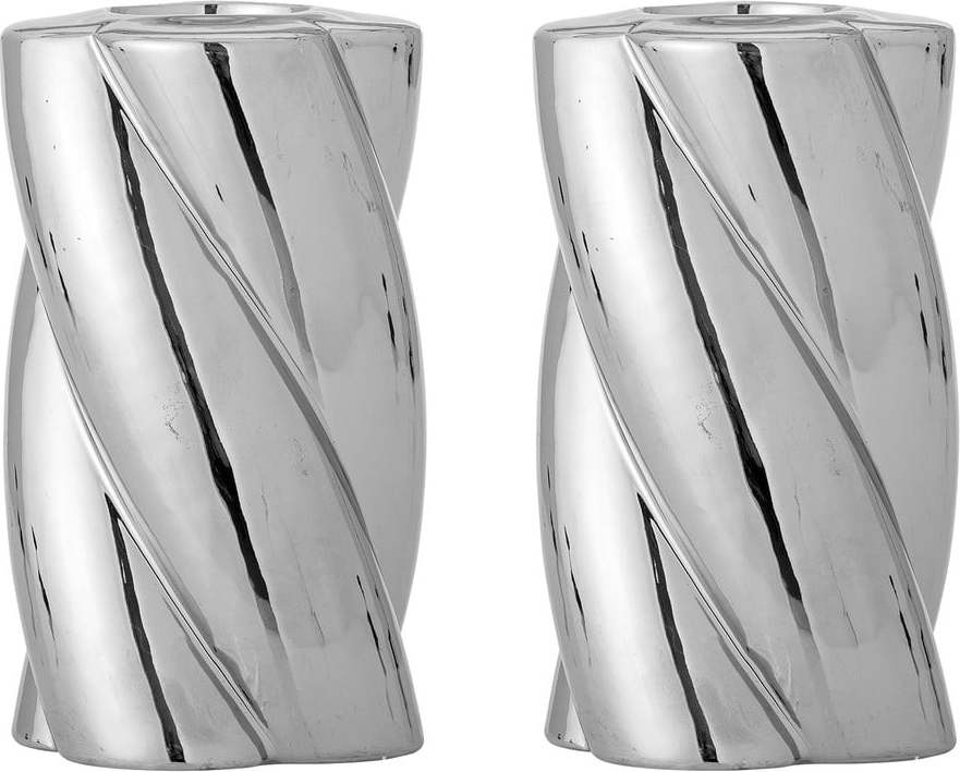 Kameninové svícny v sadě 2 ks Silvia – Bloomingville Bloomingville