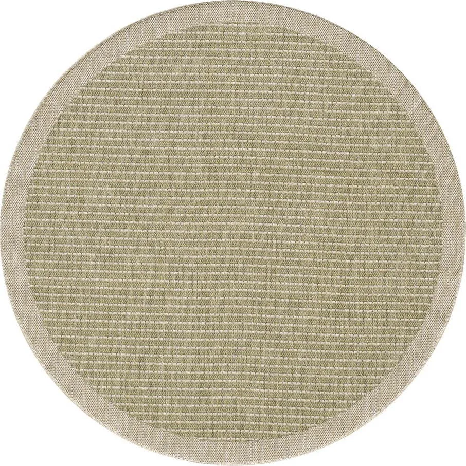 Khaki kulatý vnitřní a venkovní koberec ø Giza 1410 – Ayyildiz Carpets