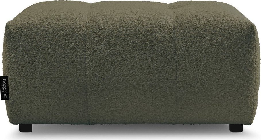 Khaki podnožka z textilie bouclé Roxelane – Bobochic Paris Bobochic Paris