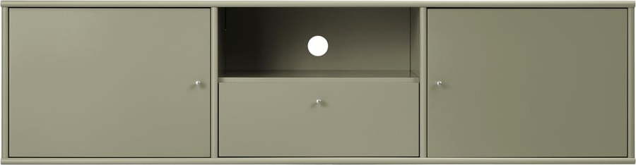 Khaki TV stolek 161x42x45 cm Mistral – Hammel Furniture Hammel Furniture