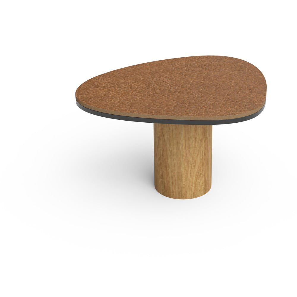 Koňakově hnědý nástěnný ocelový háček Dot L Bull – LIND DNA Lind DNA