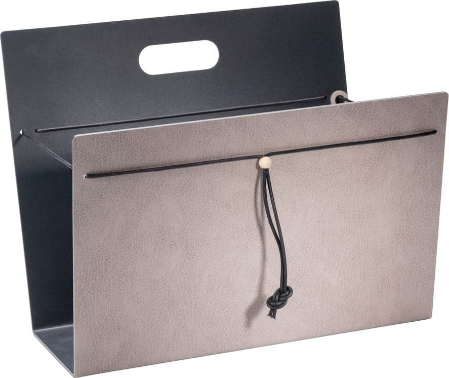 Kovový/z eko kůže stojan na časopisy Bull L – LIND DNA Lind DNA