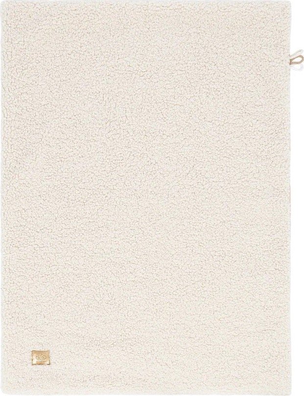 Krémová dětská deka s beránkem 100x77 cm – Meowbaby MeowBaby