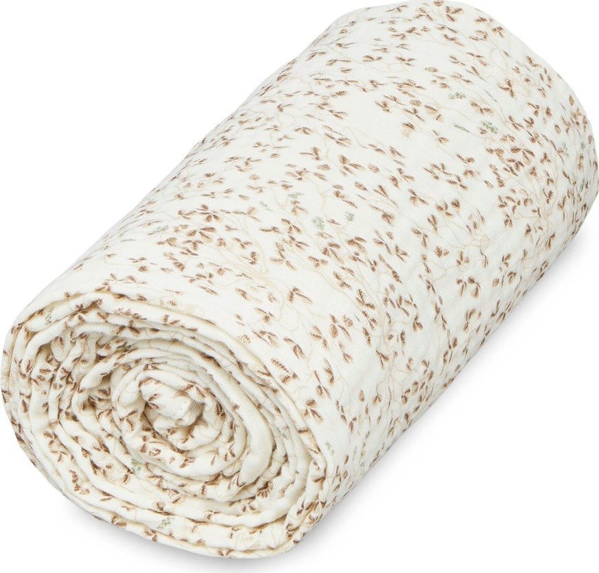 Krémová dětská deka z Bio bavlny 100x100 cm Lierre – Cam Cam Copenhagen Cam Cam Copenhagen