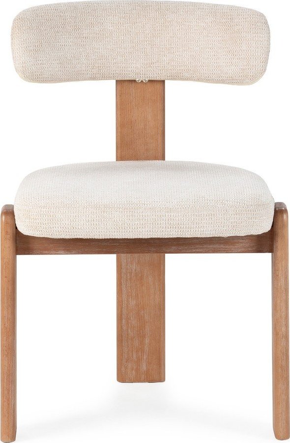 Krémové čalouněné jídelní židle v sadě 2 ks Nadia – MOME Mome