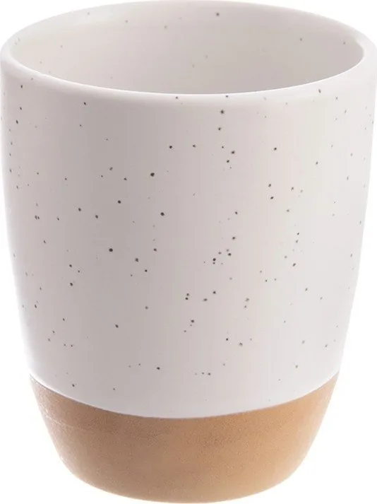 Krémové keramické šálky v sadě 6 ks na espresso 90 ml Statek – Orion