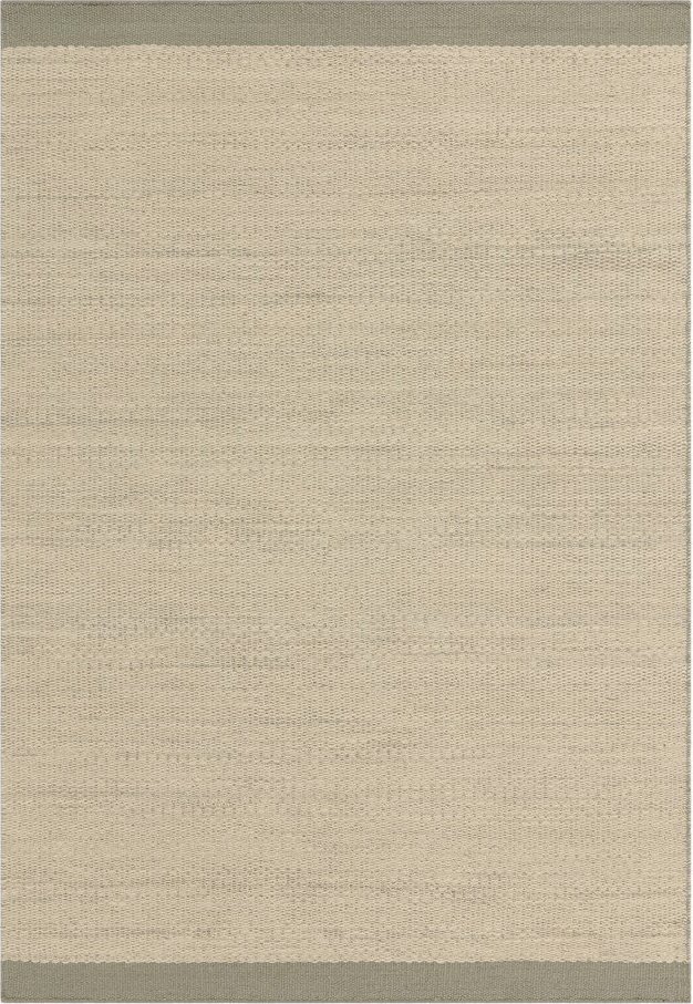 Krémový/šalvějově zelený ručně tkaný vlněný koberec 200x290 cm Lima Sage – Asiatic Carpets Asiatic Carpets