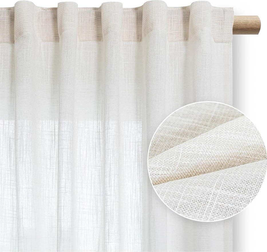 Krémový závěs 140x250 cm Valeta – Restilo Restilo