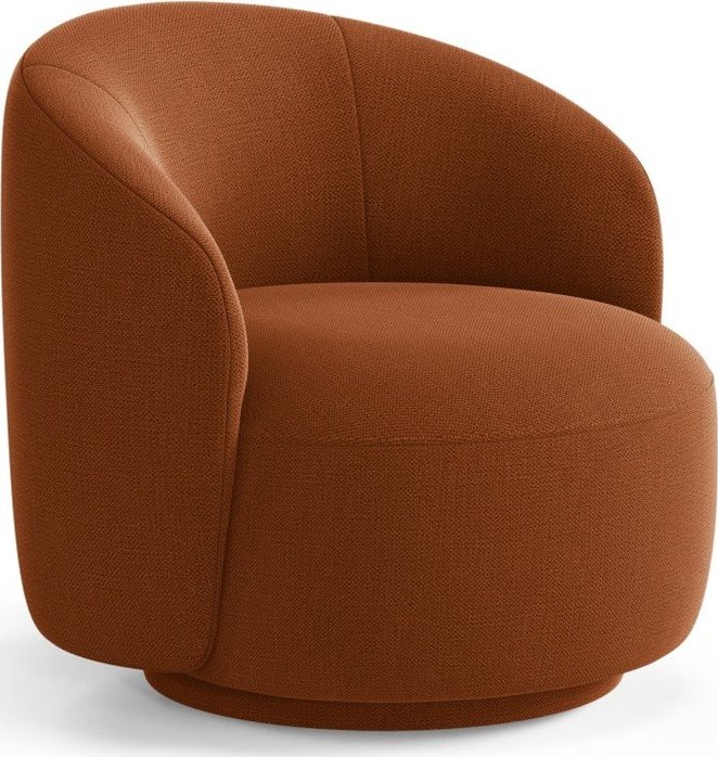Otočné křeslo v cihlové barvě Letizia – Micadoni Micadoni