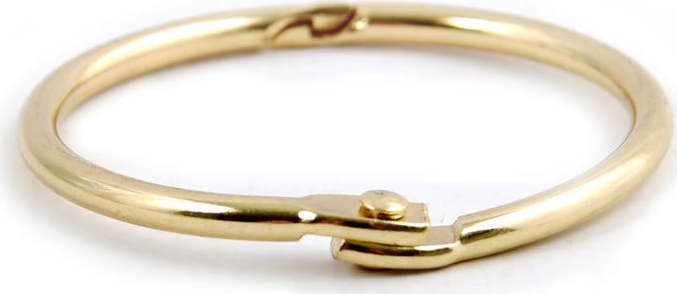 Kroužky ke sprchovému závěsu v sadě 12 ks v matně zlaté barvě Ringo Small – Spirella SPIRELLA