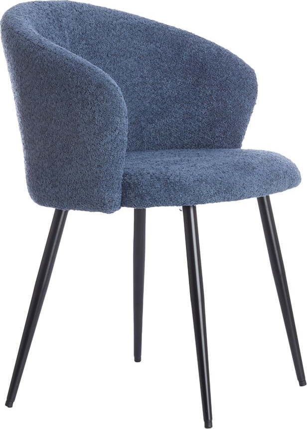 Modrá kovová jídelní křesla v sadě 2 ks Radaja – Light & Living Light & Living