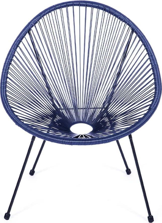 Modré kovové/plastové zahradní křeslo Avocado Comfort – Bonami Selection Bonami Selection