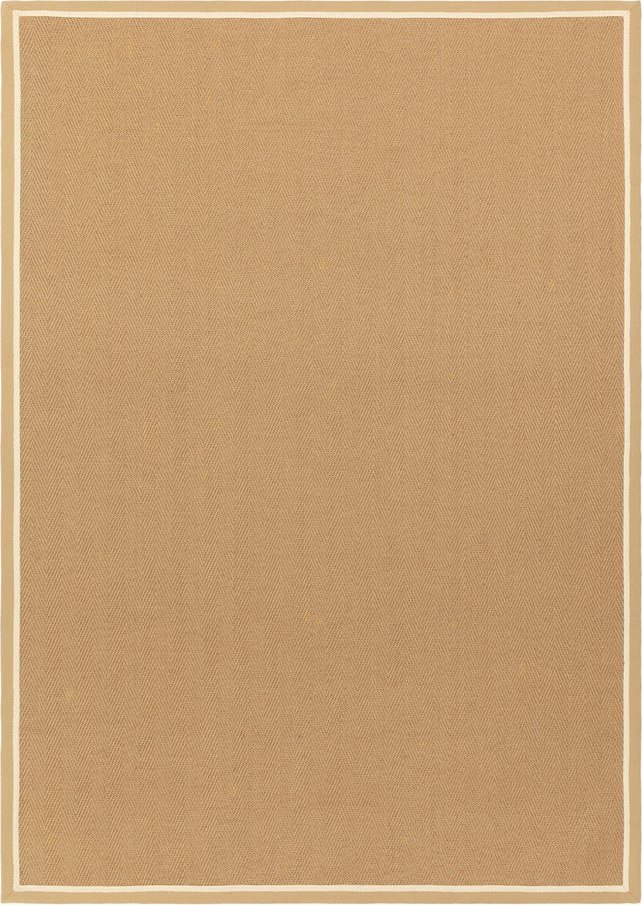 Oboustranný/ručně tkaný jutový koberec v přírodní barvě 120x170 cm Bordo Herringbone Linen – Asiatic Carpets Asiatic Carpets