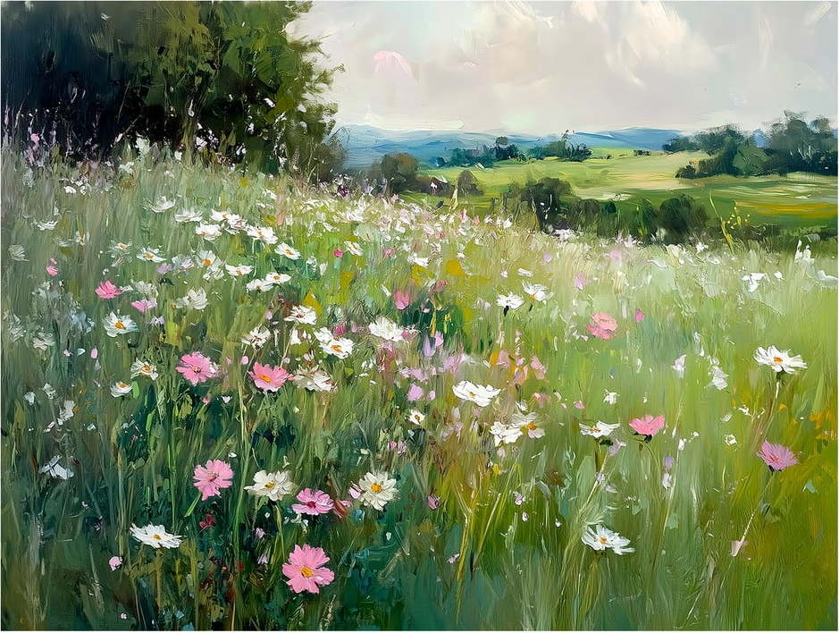 Obraz 113x85 cm Full Spring – Styler Styler