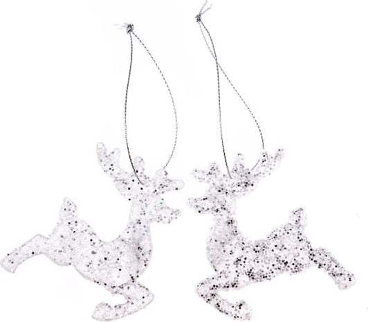 Plastové vánoční ozdoby v sadě 2 ks 7 cm – Dakls Dakls