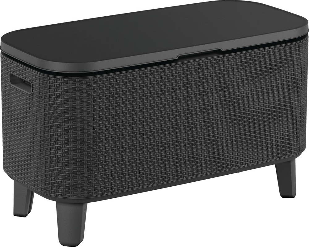 Plastový zahradní stolek se zásobníkem na led 83.5x40 cm Bevy – Keter Keter