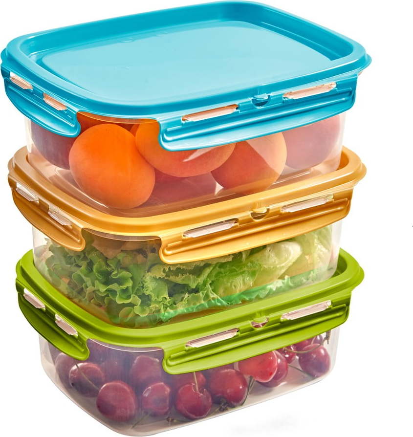 Potravinové krabičky v sadě 3 ks Snipslock – Snips Snips