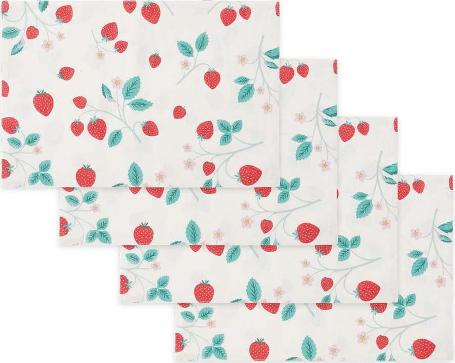 Prostírání v sadě 4 ks 30x46 cm Strawberry Garden – Catherine Lansfield Catherine Lansfield
