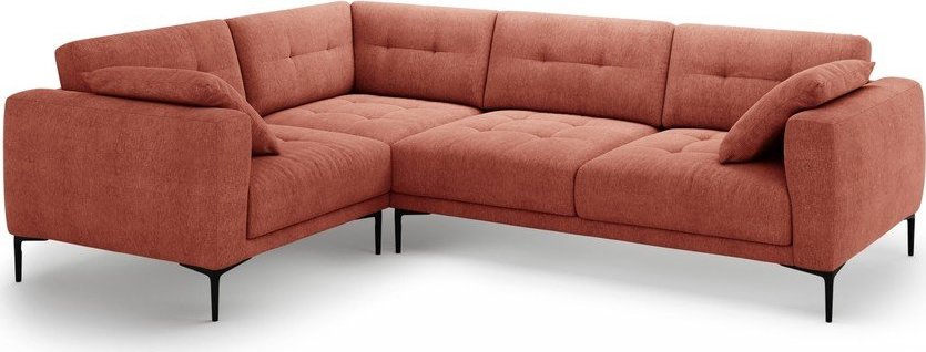 Rohová pohovka v cihlové barvě (levý roh/do L) Bemy – Micadoni Micadoni