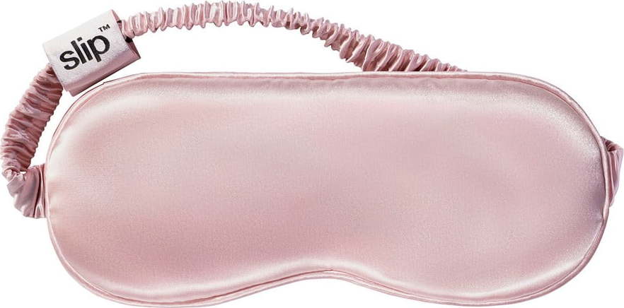Růžová hedvábná maska na spaní Pink – slip slip