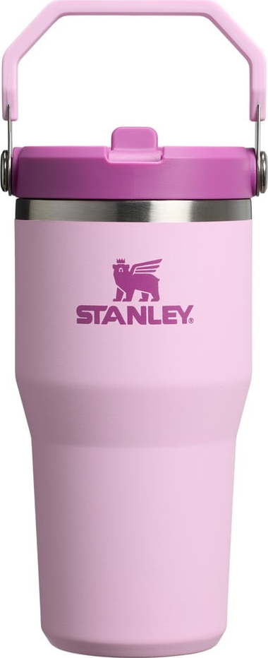 Růžová termoska 600 ml IceFlow Flip Straw 2.0 – Stanley Stanley