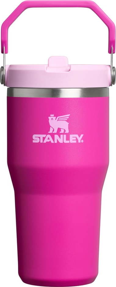 Růžová termoska 600 ml IceFlow Flip Straw 2.0 – Stanley Stanley