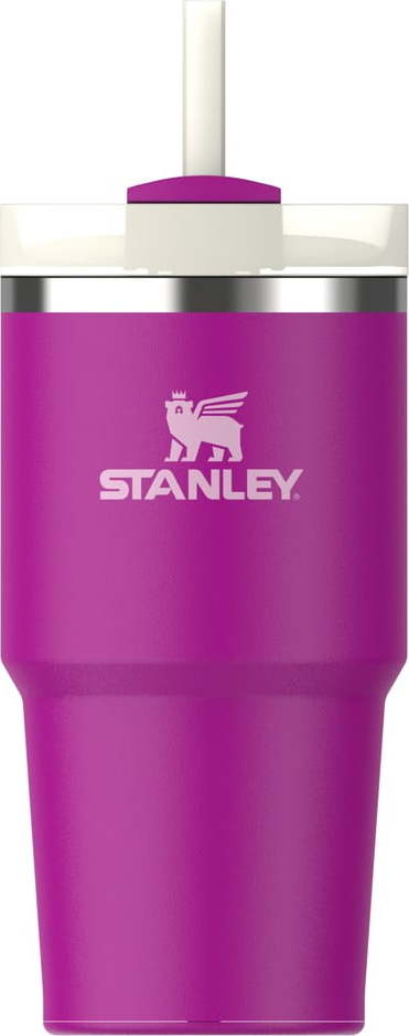Růžová termoska s brčkem 600 ml Quencher H2.O FlowState – Stanley Stanley