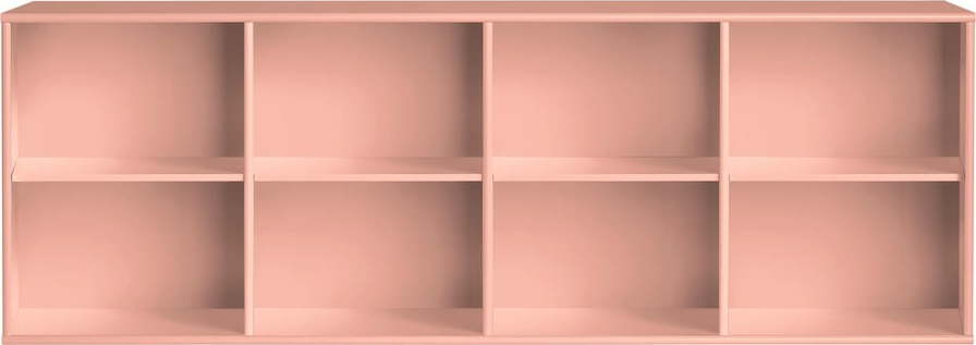 Růžová závěsná knihovna 176x61x42 cm Mistral – Hammel Furniture Hammel Furniture