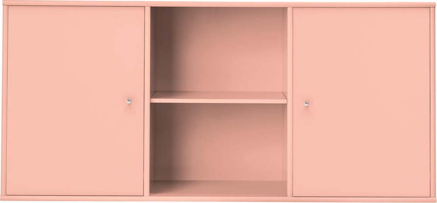 Růžová závěsná komoda 133x61x42 cm Mistral – Hammel Furniture Hammel Furniture