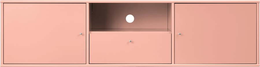 Růžový TV stolek 161x42x45 cm Mistral – Hammel Furniture Hammel Furniture