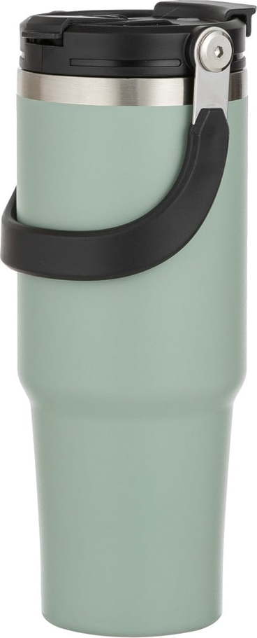 Šalvějově zelená cestovní nerezová lahev 1 l Eco – Ladelle Ladelle