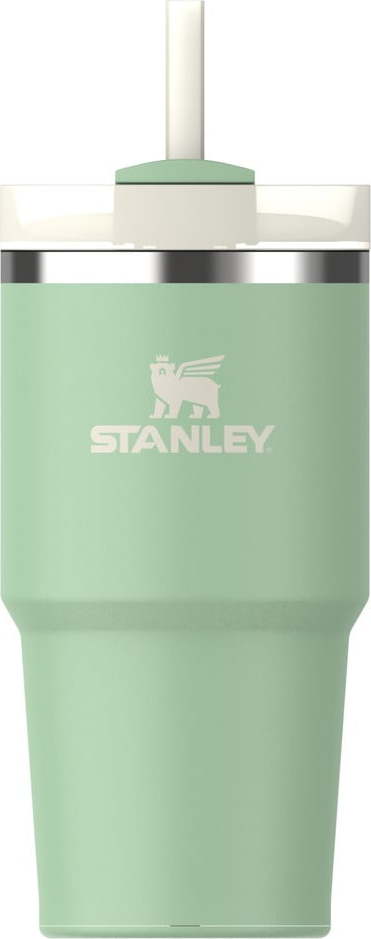 Šalvějově zelená termoska s brčkem 600 ml Quencher H2.O FlowState – Stanley Stanley