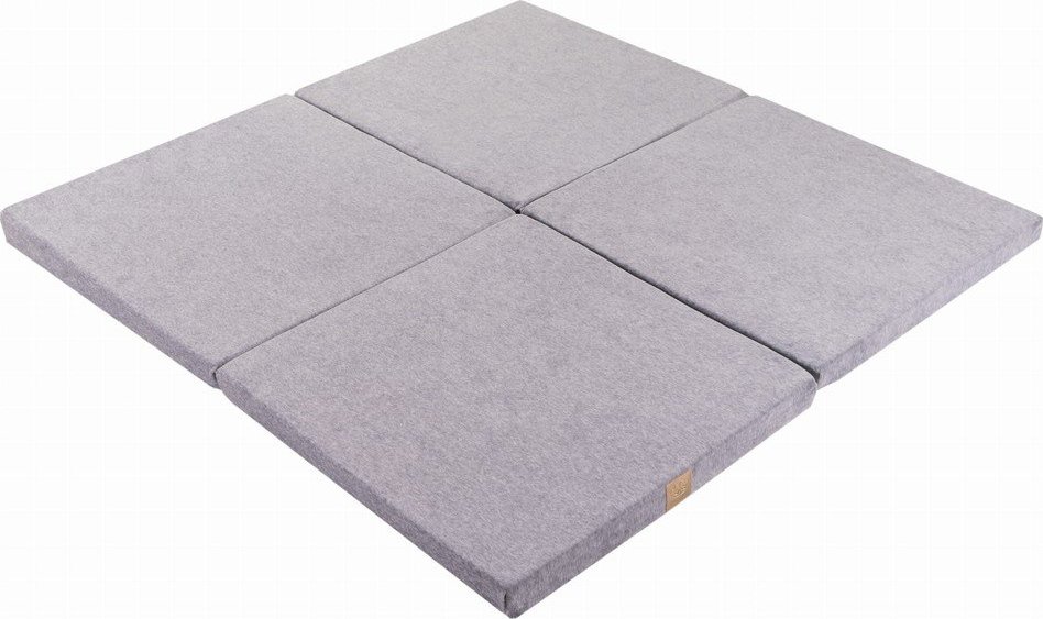 Šedá dětská hrací podložka 120x120 cm – Meowbaby MeowBaby