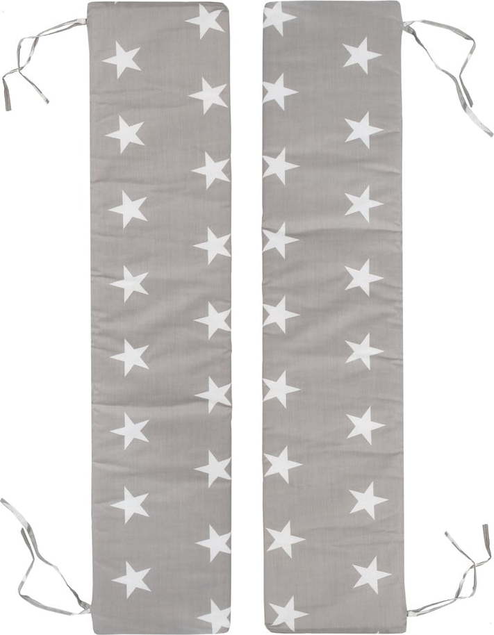 Šedobéžové povlaky k dětskému zahradnímu setu v sadě 2 ks 18x90 cm Little Stars – Roba Roba
