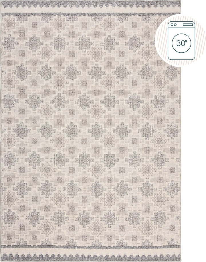 Šedobéžový pratelný koberec 116x170 cm Graysen – Flair Rugs Flair Rugs